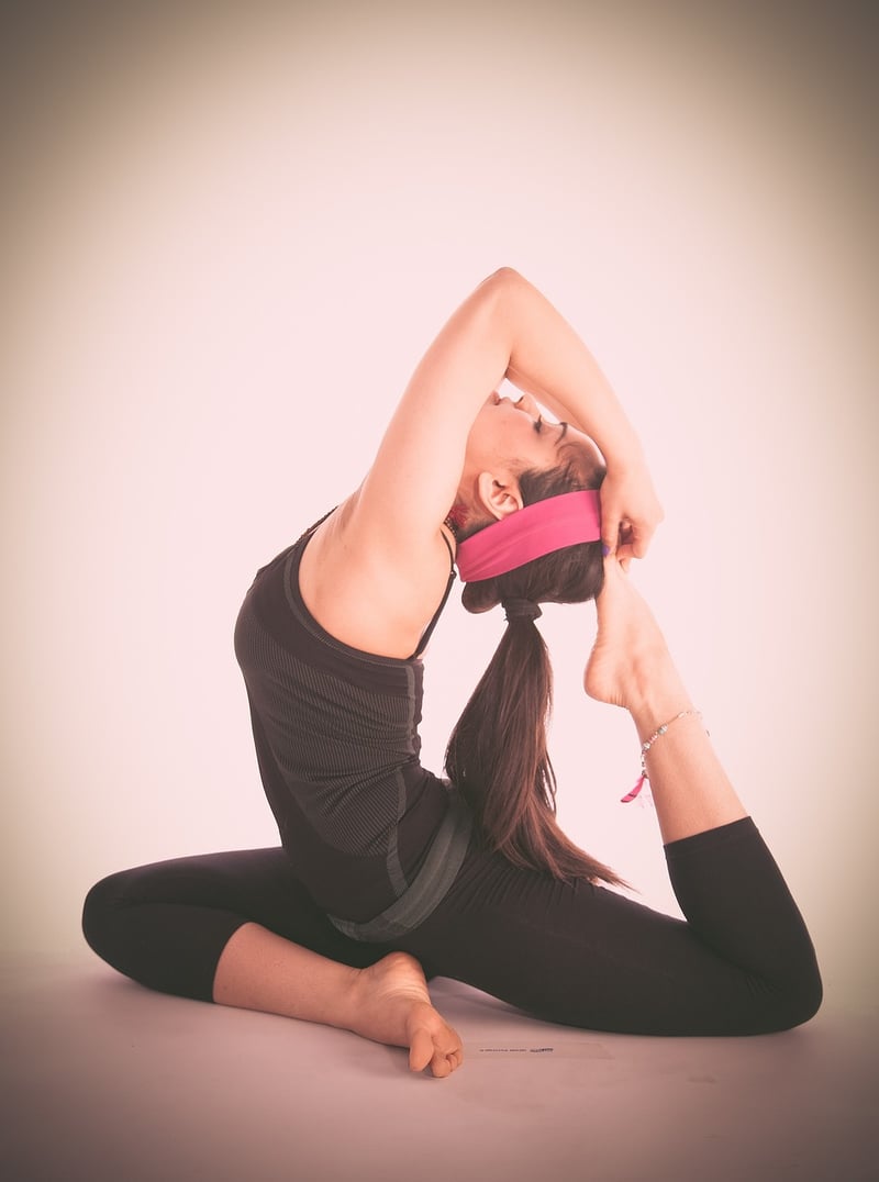 Woman training fitness