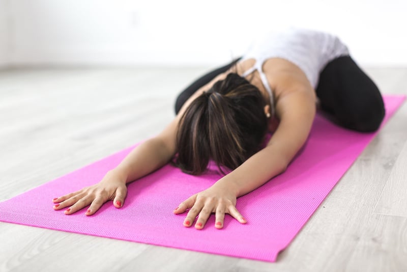 Yoga woman meditating